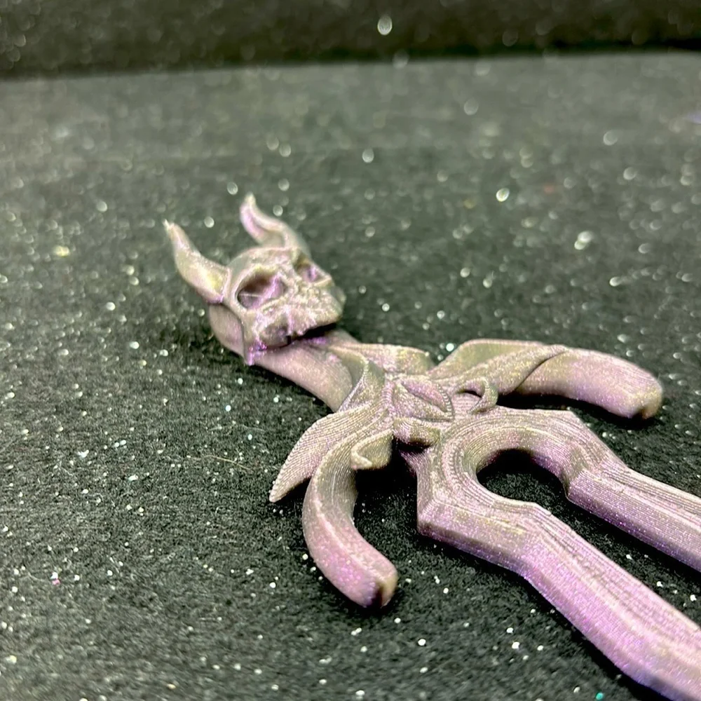 Ghost Blade Dagger Hair Pin– Gothic Fantasy 3D‎ Printed Hair Accessory 💀
